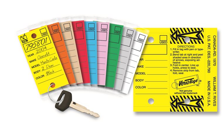 Versa-Tags Key Tags w/ Key Ring - Gam Enterprises