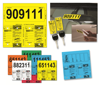 Versa-Tags Consecu-Tags w/ Key Rings - Gam Enterprises