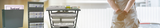 Service Shop Organization: Floor Mat Box, Repair Order Wall Rack, Combo Storage Rack