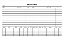 SC-7: Appointment/Dispatch Sheet - Gam Enterprises