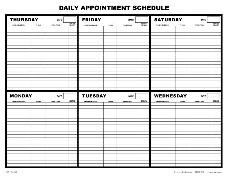 app-1-daily-appointment-schedule-gam-enterprises for Free Printable Daily Appointment Scheduler APP-1: Daily Appointment Schedule | Gam Enterprises for Free Printable Daily Appointment Scheduler