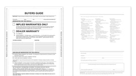 Buyers Guide, "Implied Warranty", 1-Part Pressure Sensitive - Gam Enterprises