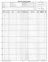 SC-5: Dispatch Control Sheet - Gam Enterprises