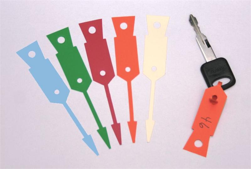 Slip Lock Key Tags - Colors | Gam Enterprises | Automotive Supplies