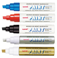 Paint Markers - Uni Paint PX-30 Broad, 1/4" Tip - Gam Enterprises