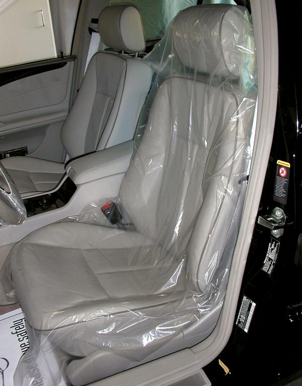 Plastic Seat Covers, Economy Weight (500/Roll) - Gam Enterprises