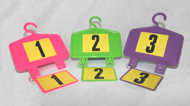 Plastic Key Paddles w/ Decals - Gam Enterprises