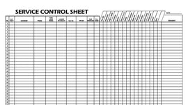 SC-1: Service Control Sheet - Gam Enterprises