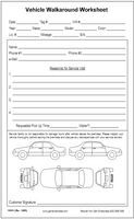 Vehicle Walkaround Worksheet (VWW-1) - Gam Enterprises